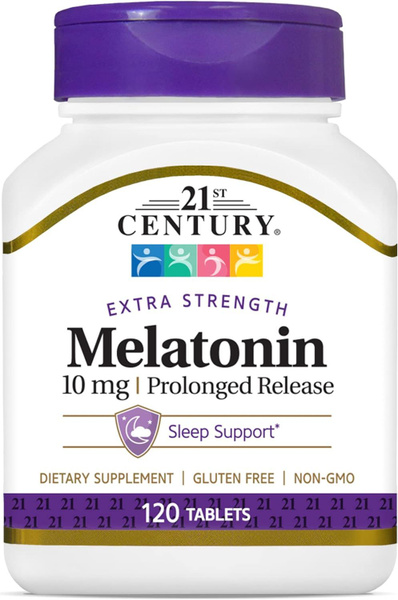 21st Century Melatonin 10 mg Prolonged Release 120 tablets (мелатонин ...
