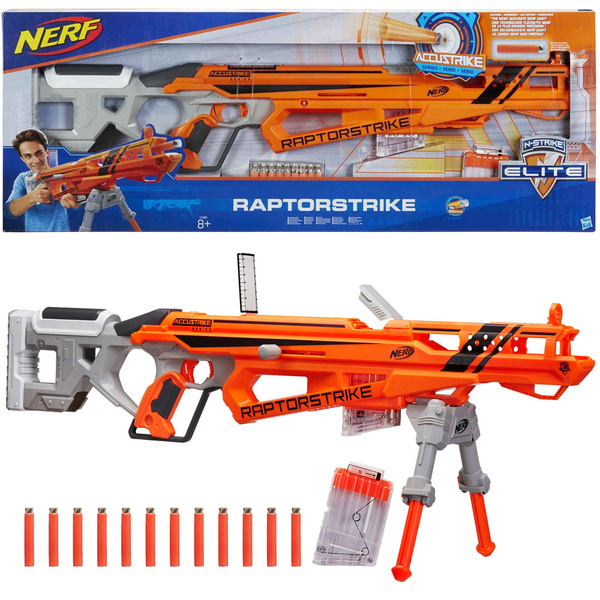 Бластер Нерф Н-Страйк Элит Рапторстрайк из серии Аккустрайк Hasbro ...