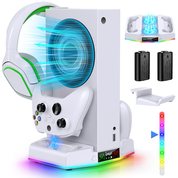 Охлаждающая подставка и зарядная станция для Xbox Series S с RGB ...
