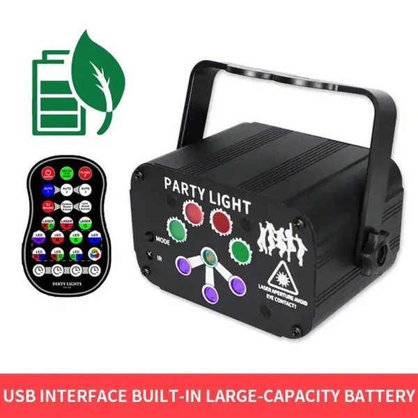 Диско лампа,Лазерный проектор,Цветомузыка для домашней вечеринки,LED ...