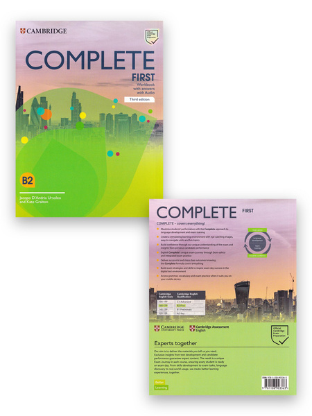 Complete First (3rd edition). Workbook with Answers + Audio - купить с ...