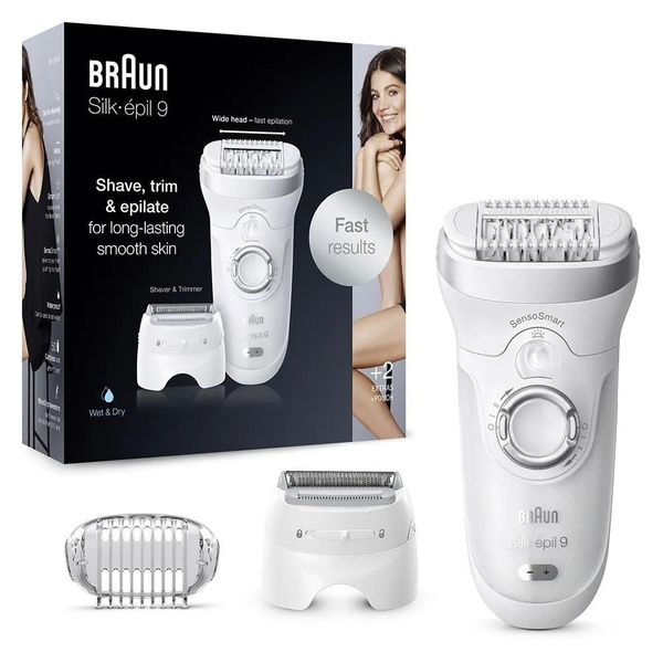 Эпилятор Braun Silk-epil 9 SensoSmart 9/705 - купить с доставкой по ...