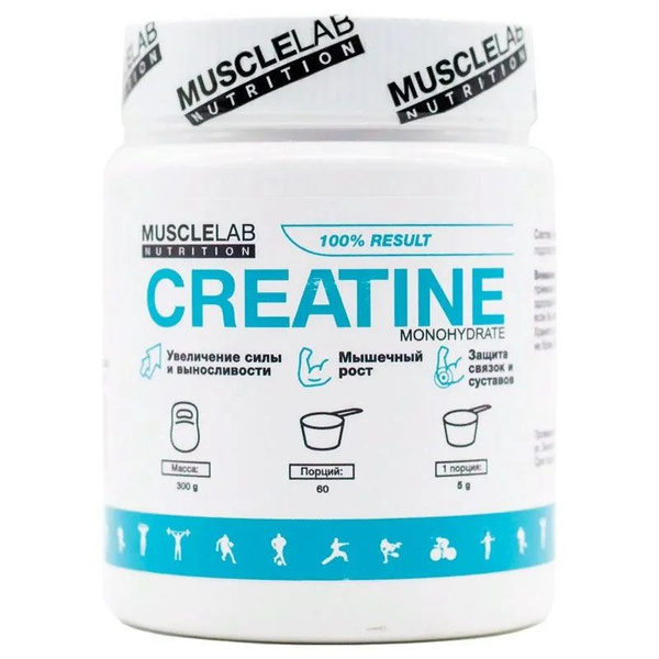 Musclelab Nutrition Creatine 300g - Мускуллаб Нутришн Креатин 300гр ...
