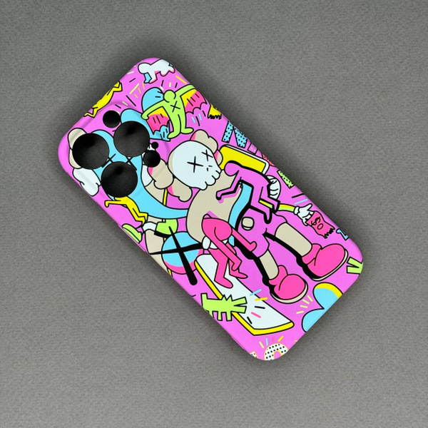 Чехол LUXO KAWS для iPhone 15 Pro / №25 - купить с доставкой по ...