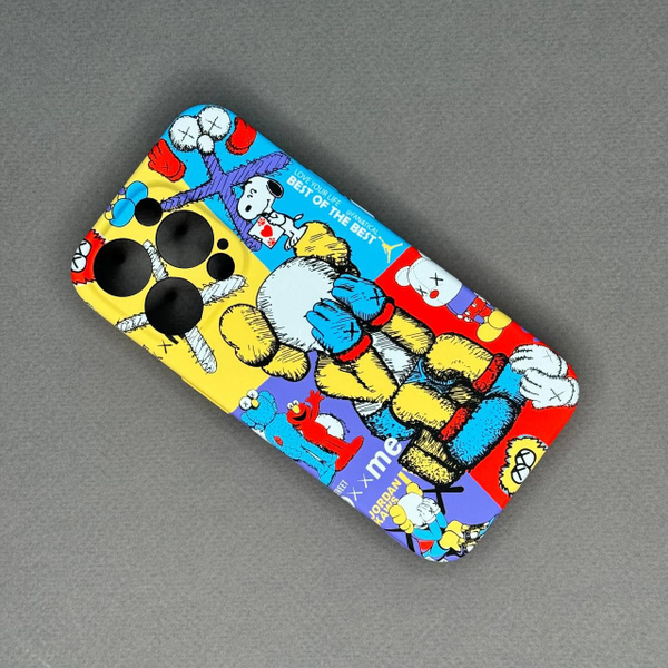 Чехол LUXO KAWS для iPhone 15 Pro / №11 - купить с доставкой по ...