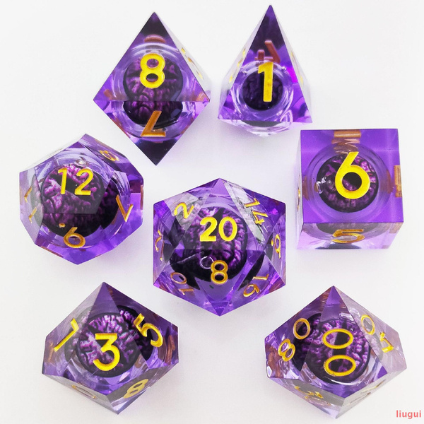 Смоляные кубики Dungeons & Dragons, движущиеся Глаза дракона ...