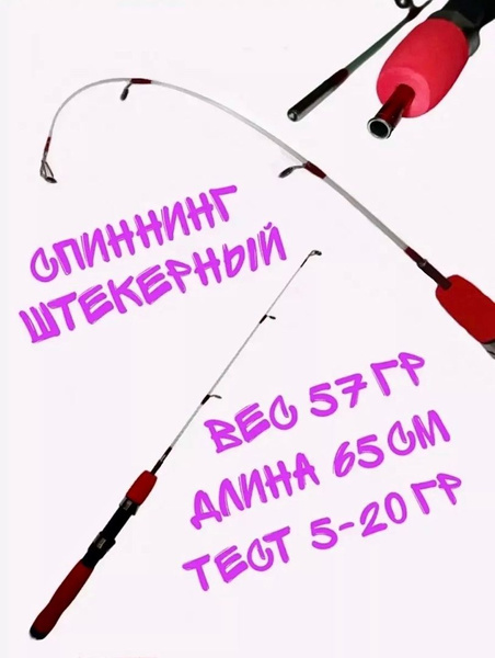 Спиннинг штекерный для зимней рыбалки - купить с доставкой по выгодным ...