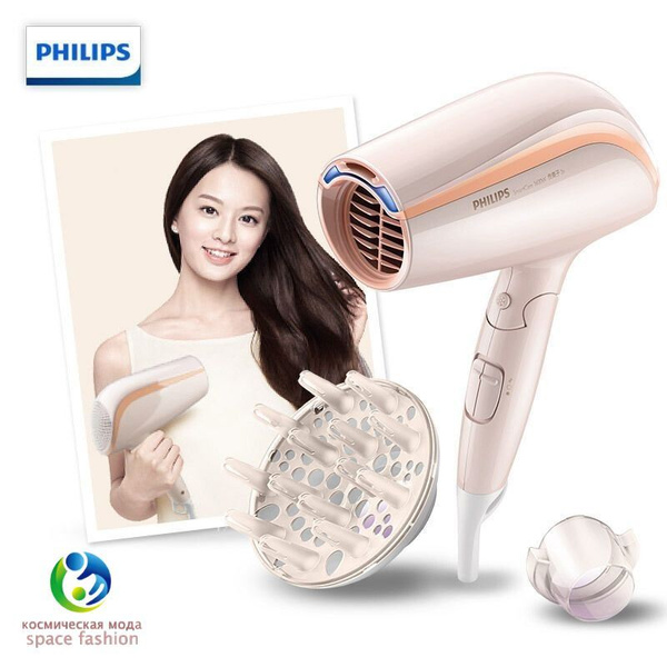 Фен для волос Philips PhilipsBHC202-TTD, розовый, золотой - купить по ...