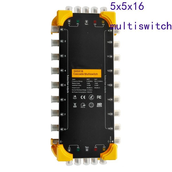5x5x16 Многопереключательный спутник MULTISWITCH, каскадный ...