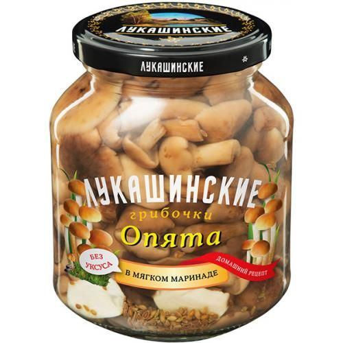 Грибы Опята Лукашинские маринованные, 340 г - купить с доставкой по ...