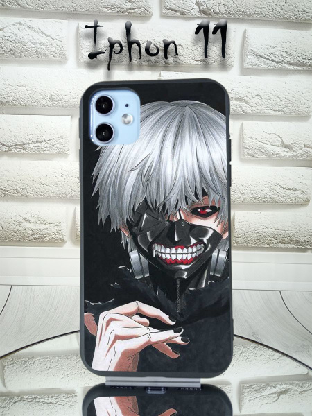 Чехол на айфон 11 аниме, чехол для iphone 11 с аниме, токийский гуль ...