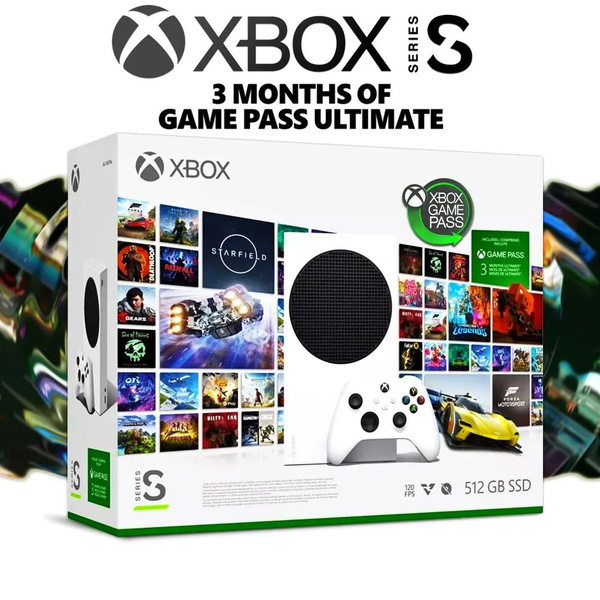 Игровая Приставка Microsoft Xbox Series S-Starter Bundle, консоль+3 ...