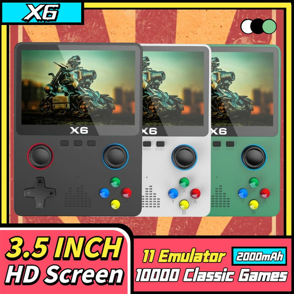 Портативная игровая приставка X6, 10 000 игр, 11 классических ...