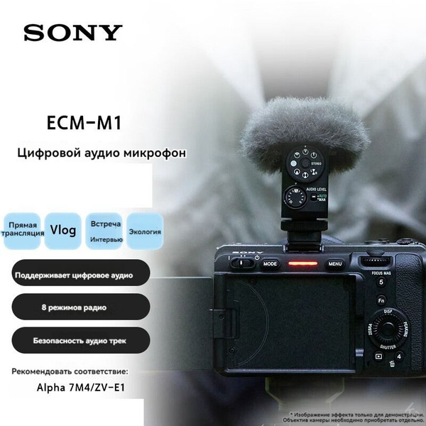Микрофон для фото и видеокамер Sony ECM-B10 - купить по выгодной цене в ...