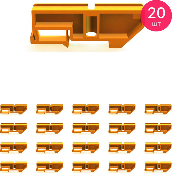 Изолятор DEKraft / Де Крафт ИД101-09 для нулевой шины на DIN-рейку 35мм ...