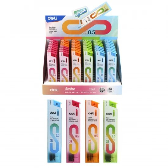 Грифель для механических карандашей, диаметр грифеля 0,5 мм, 2B, 20 шт ...