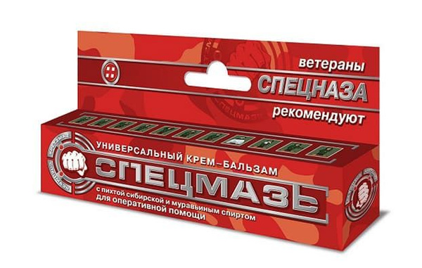 Спецмазь крем-бальзам универсальный с пихтой сибирской и муравьиным ...