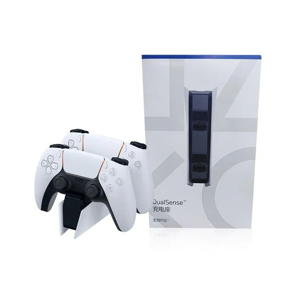 Зарядная станция для 2-х геймпадов Sony PlayStation 5, Док-станция для ...