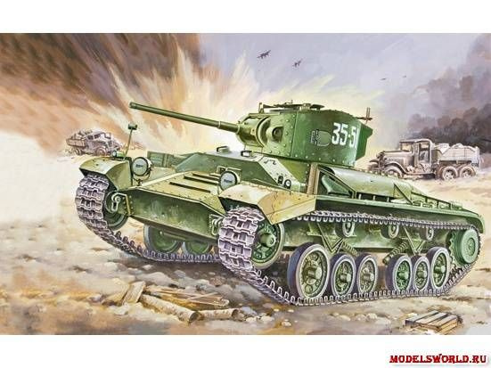 Склеиваемая пластиковая модель Пехотный танк Марк IV Валентайн III ...