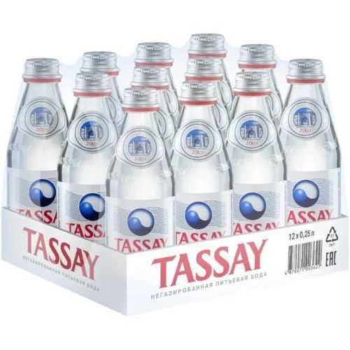TASSAY Вода Питьевая Негазированная 250мл. 12шт - купить с доставкой по ...