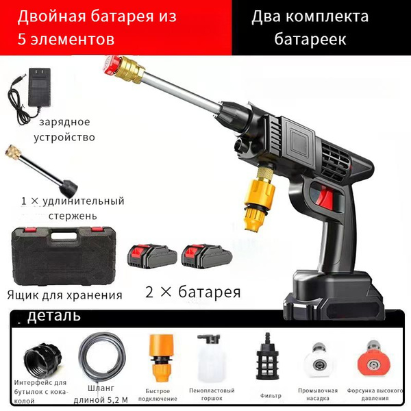 Портативная минимойка Мойка высокого давления аккумуляторная - купить в ...