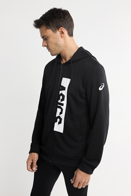 asics long coat fz hoodie