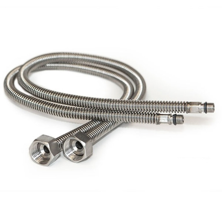 Характеристики Гибкая сильфонная подводка для смесителя из нержавейки ...