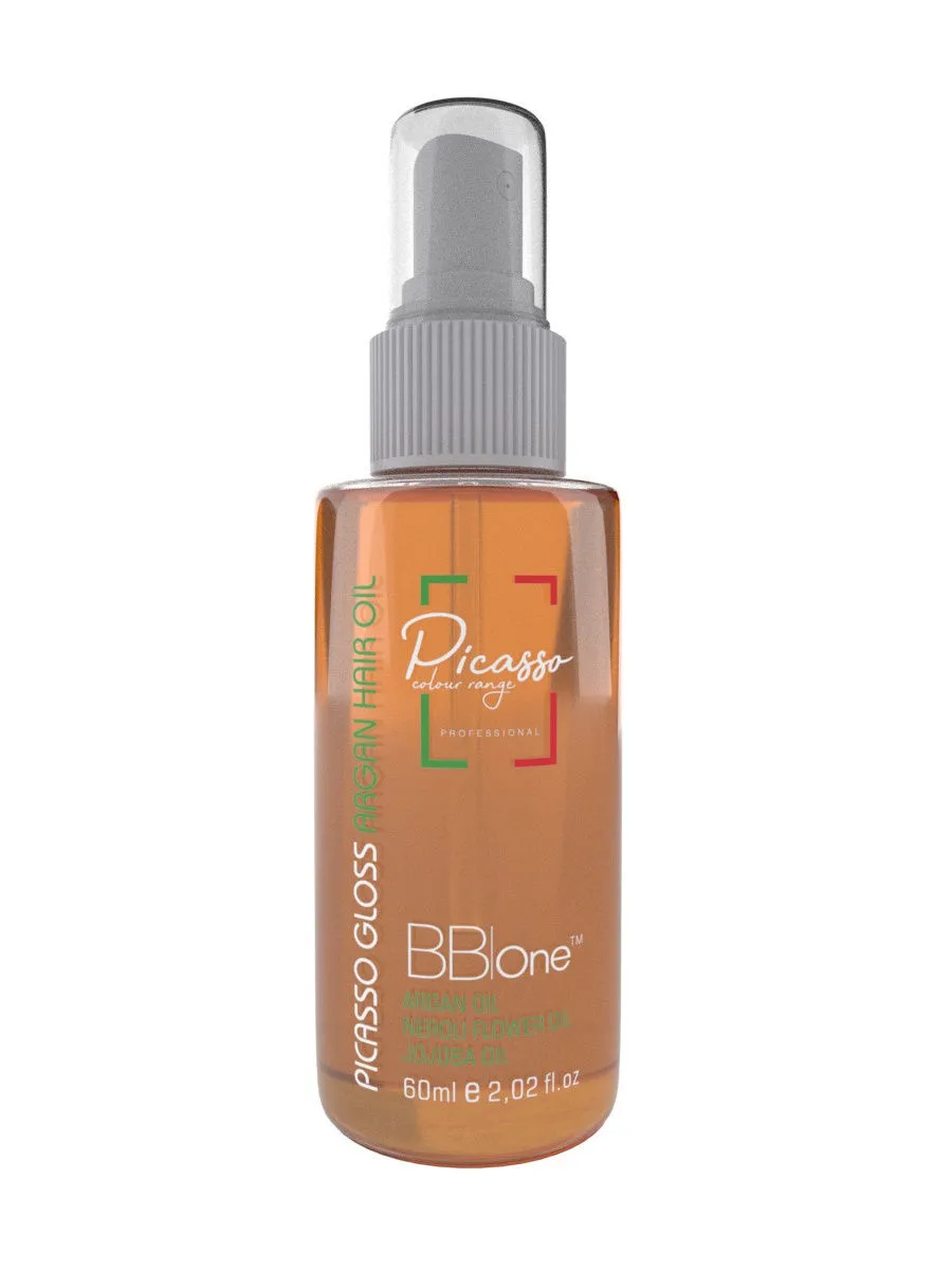 BB one Масло для волос с дозатором PICASSO GLOSS ARGAN HAIR OIL 60 мл #1