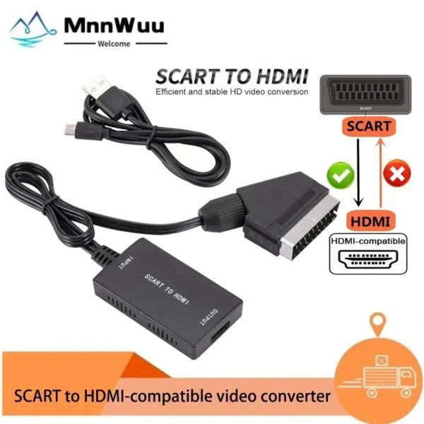 Кабель SCART Кабель SCART-HDMI - купить по низкой цене в интернет ...