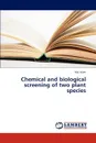 Chemical and Biological Screening of Two Plant Species - Islam MD