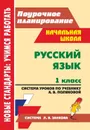 Русский язык. 1 класс: система уроков по учебнику А. В. Поляковой - Волкова Е. В.