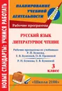 Русский язык. Литературное чтение. 3 класс: рабочие программы по системе учебников 