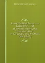 Army Medical Museum Collection, List of Photographs and Woodcuts Used in Circulars and MSHWR (MM 8845) - Army Medical Museum