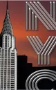 Iconic Chrysler Building New York City Sir Michael Huhn pop art Drawing Journal - Michael Huhn, sir Michael Huhn