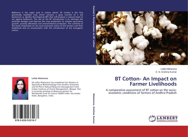 Обложка книги BT Cotton- An Impact on Farmer Livelihoods, Lalita Maharana and K. N. Krishna Kumar