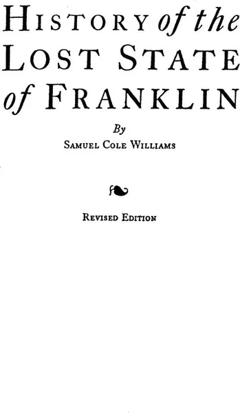 Обложка книги History of the Lost State of Franklin, Angela Williams