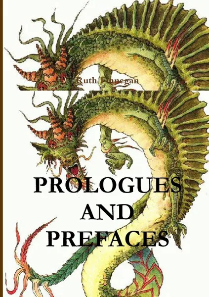 Обложка книги Prologues and Prefaces the Insights of Great Minds, Ruth Finnegan