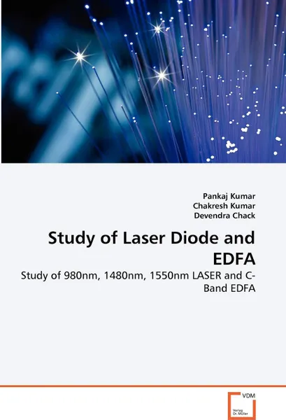 Обложка книги Study of Laser Diode and EDFA, Pankaj Kumar, Chakresh Kumar, Devendra Chack