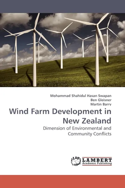 Обложка книги Wind Farm Development in New Zealand, Mohammad Shahidul Hasan Swapan