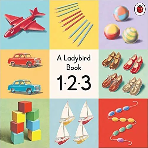 Обложка книги 123: A Ladybird Vintage Board Book, Ladybird