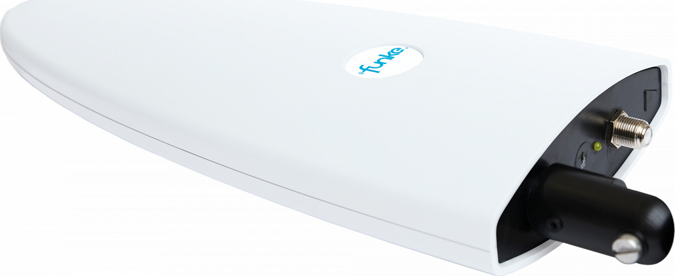 Характеристики Антенна уличная Funke DSC310 белая (активная, DVB-T2 ...