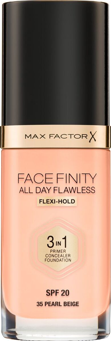 фото Тональная основа Max Factor Facefinity All Day Flawless 3-in-1, тон 35 pearl beige, 20 мл