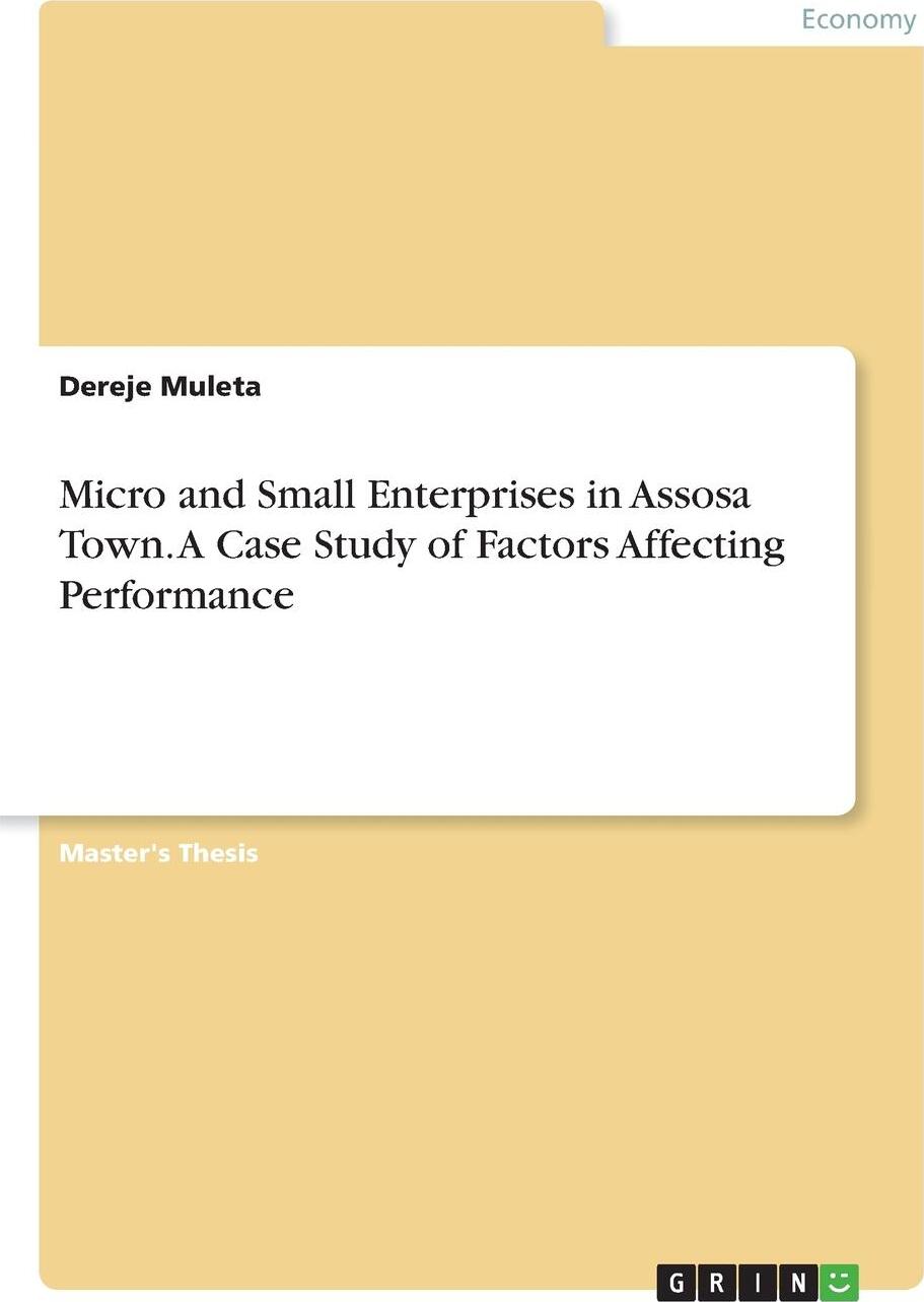 фото Micro and Small Enterprises in Assosa Town. A Case Study of Factors Affecting Performance