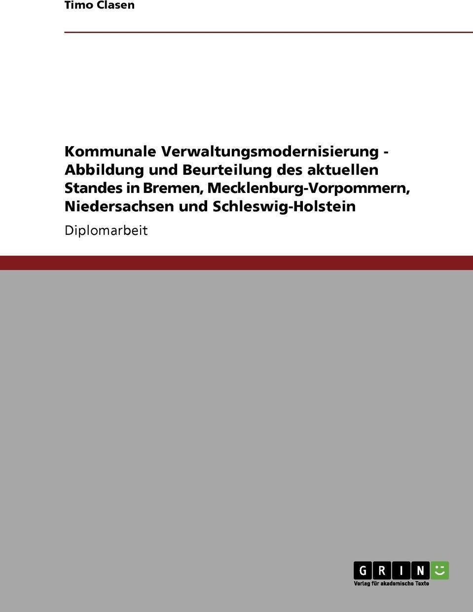 фото Kommunale Verwaltungsmodernisierung - Abbildung und Beurteilung des aktuellen Standes in Bremen, Mecklenburg-Vorpommern, Niedersachsen und Schleswig-Holstein