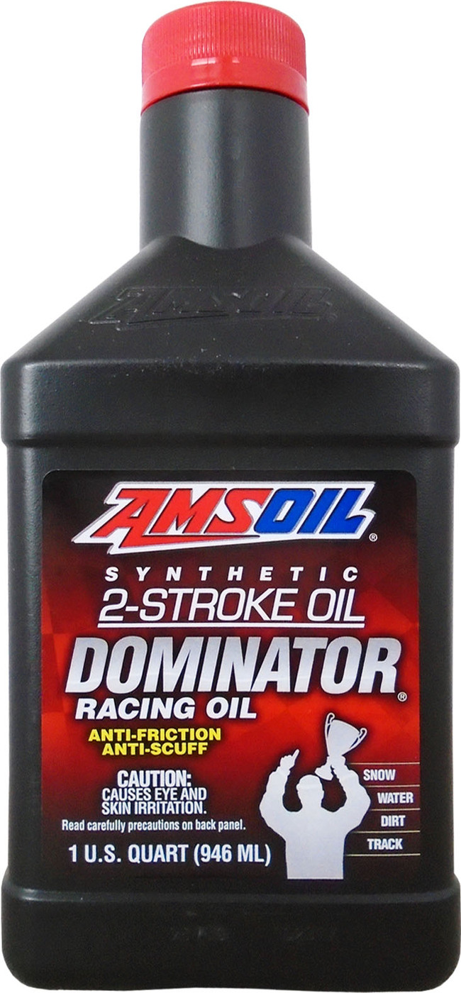 фото Моторное масло для 2-Такт AMSOIL DOMINATOR Synthetic 2-Stroke Racing Oil (0,946л)