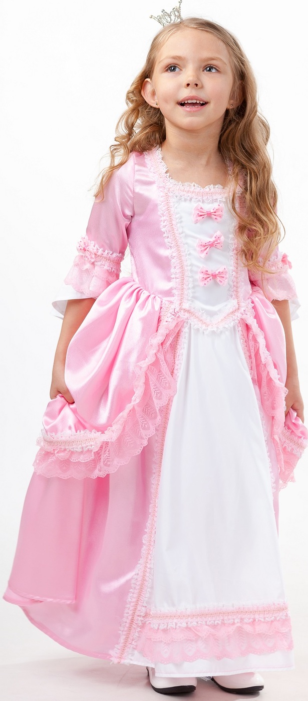 фото Карнавальный костюм Принцесса платье, диадема размер 140-72 Пуговка