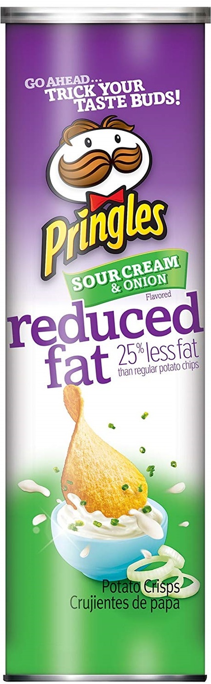 Характеристики Чипсы Принглс Pringles Сметана и лук обезжиренные, 158г ...