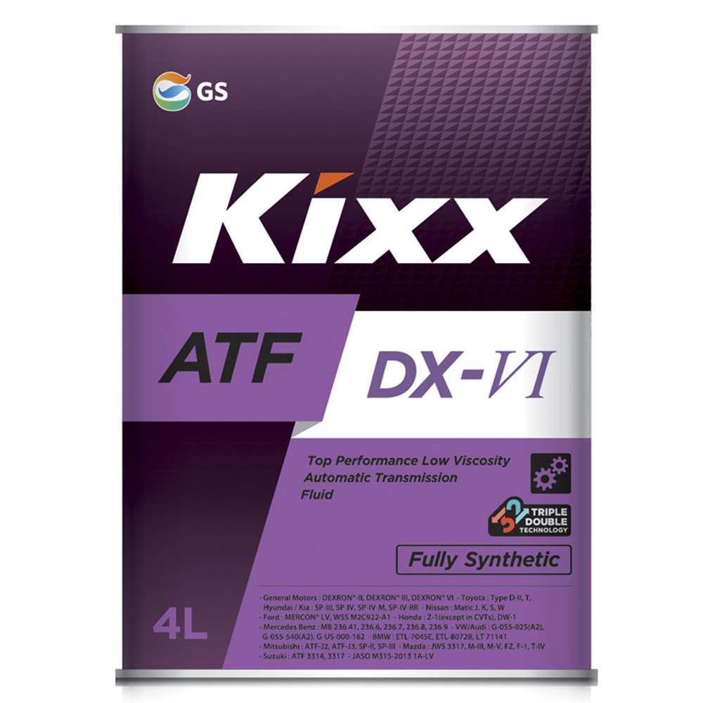 Масло трансмиссионное Kixx ATF DX-VI - 4л.