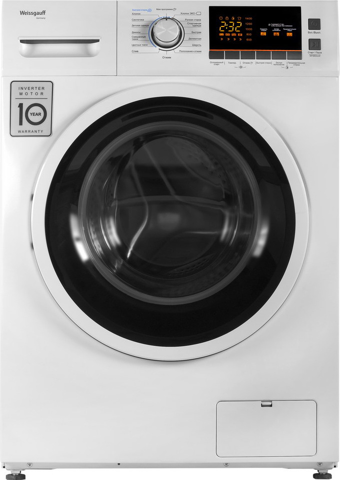 Стиральная машина Weissgauff WM 4947 DC Inverter, белый - купить по ...