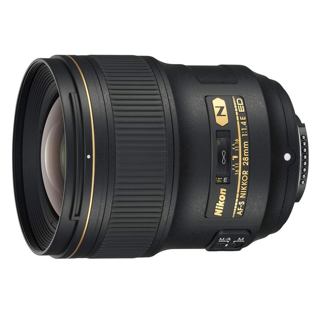 Nikon single focus lens AF-S NIKKOR 28mm f / 1.4E ED full size corresponding